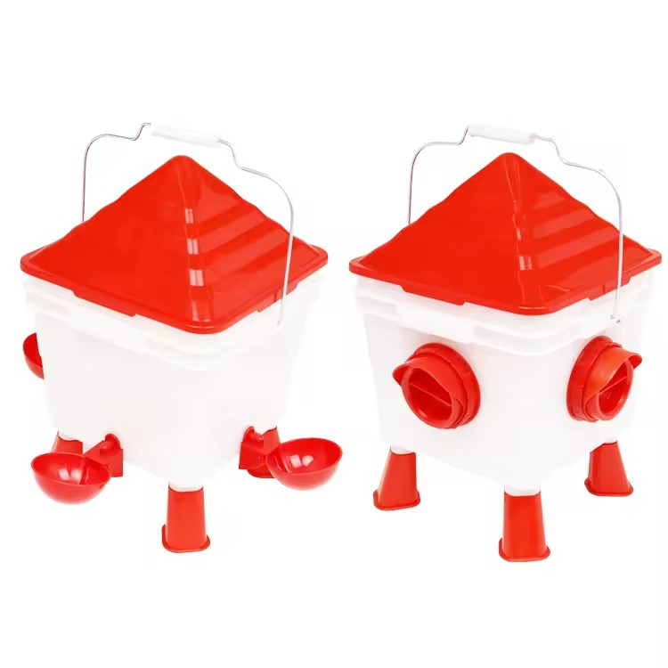 Poultry Feeder Drinker System Chicken Feeder and Waterer Automatic Poultry Feeder for Broiler and Breeder