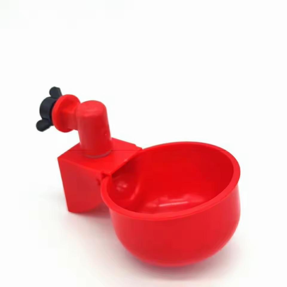 Automatic Cups Water Feeder Drinker Chicken Waterer Poultry Chook Bird Tool
