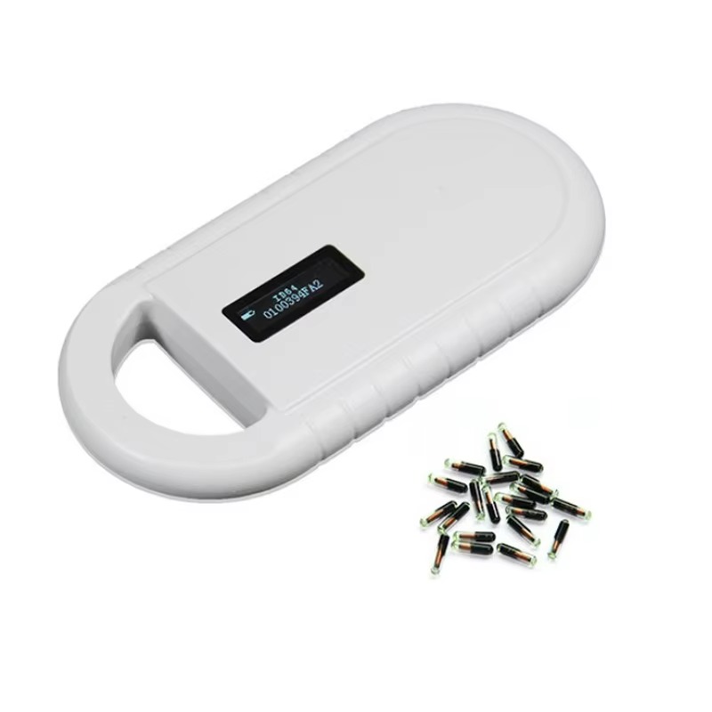 Long Range Animal Rfid Microchip Reader 134.2khz Handheld Portable Micro USB Animal Ear Tag Reader