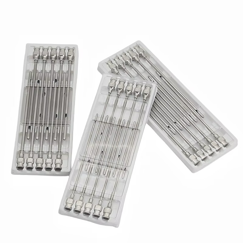 Animal Teat Milk Passing Needle Devices 16 25 20 Stainless Steel Cow Sheep Udder Infusion Needles