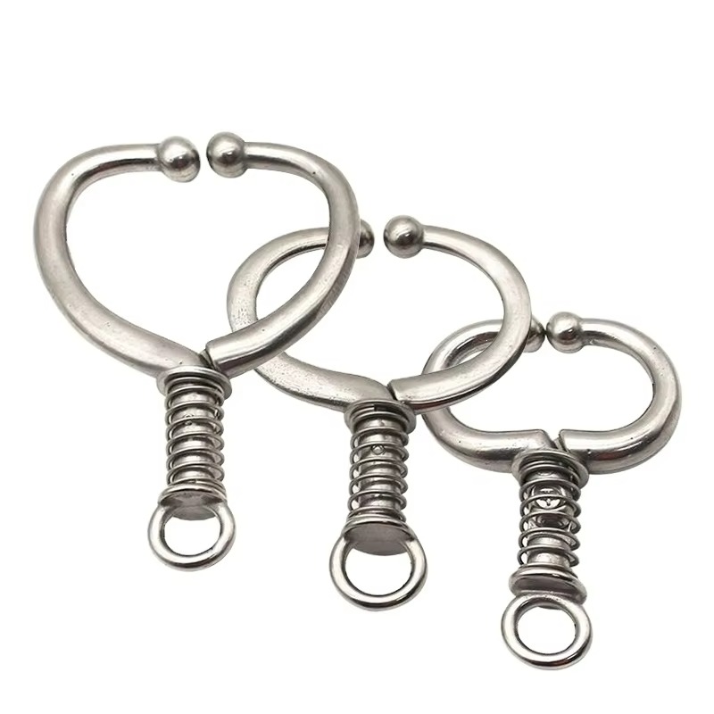 New Condition Stainless Steel Easy-to-Use Cattle Nose Ring Bull Traction Ring for Calf Wending & Feed Animal Husbandry Equipment