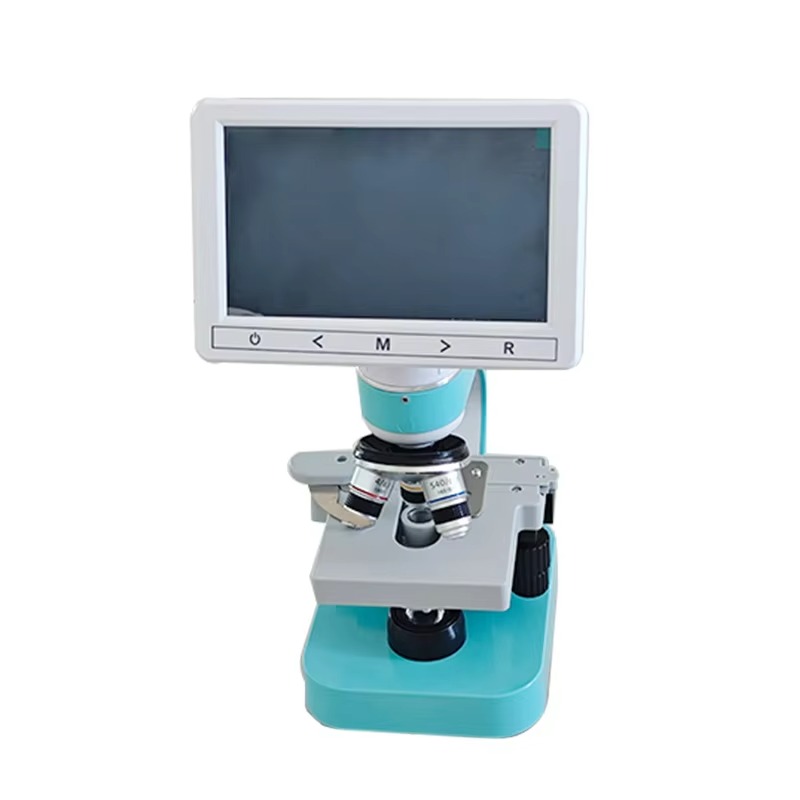 Digital Animal Semen Analysis Veterinary Microscope with 7-inch LCD Screen for Farms and Pet Shops