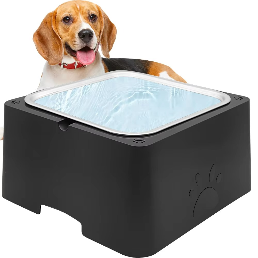 4L Dog Drinker Feeder Bowl Two Color Animal Water Bowl Pet Sheep Pig Feed Drinking Bowl