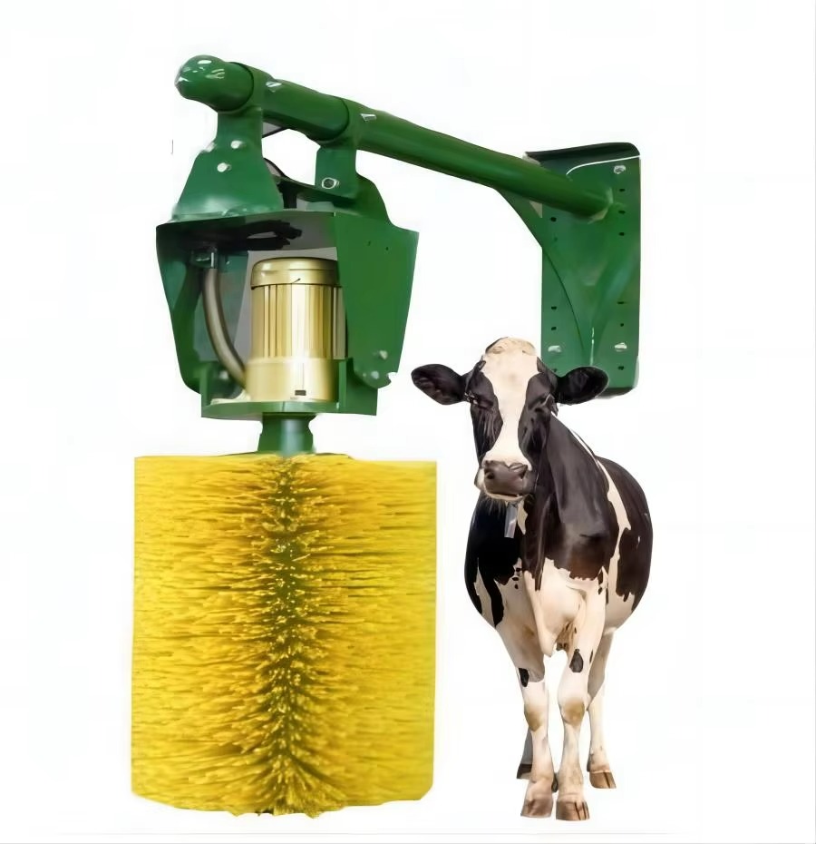 Hot Selling Yellow Polypropylene Cow Body Scrub Brush Veterinary Instrument for Cow Brush